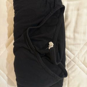 Mimi Maternity Black fitted maxi dress (small)
